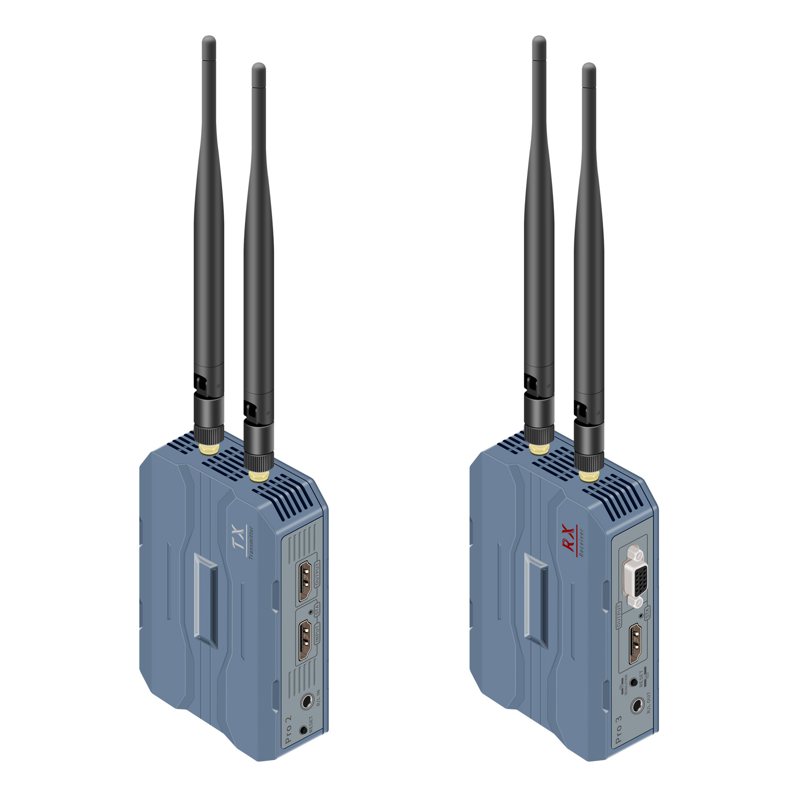 Hdmi Cable - Extender HDMI Nirkabel 4K 250m, Transmitter