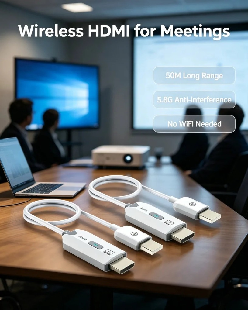 Hdmi Cable - Extender Nirkabel HDMI-Kompatibel 4K Point to