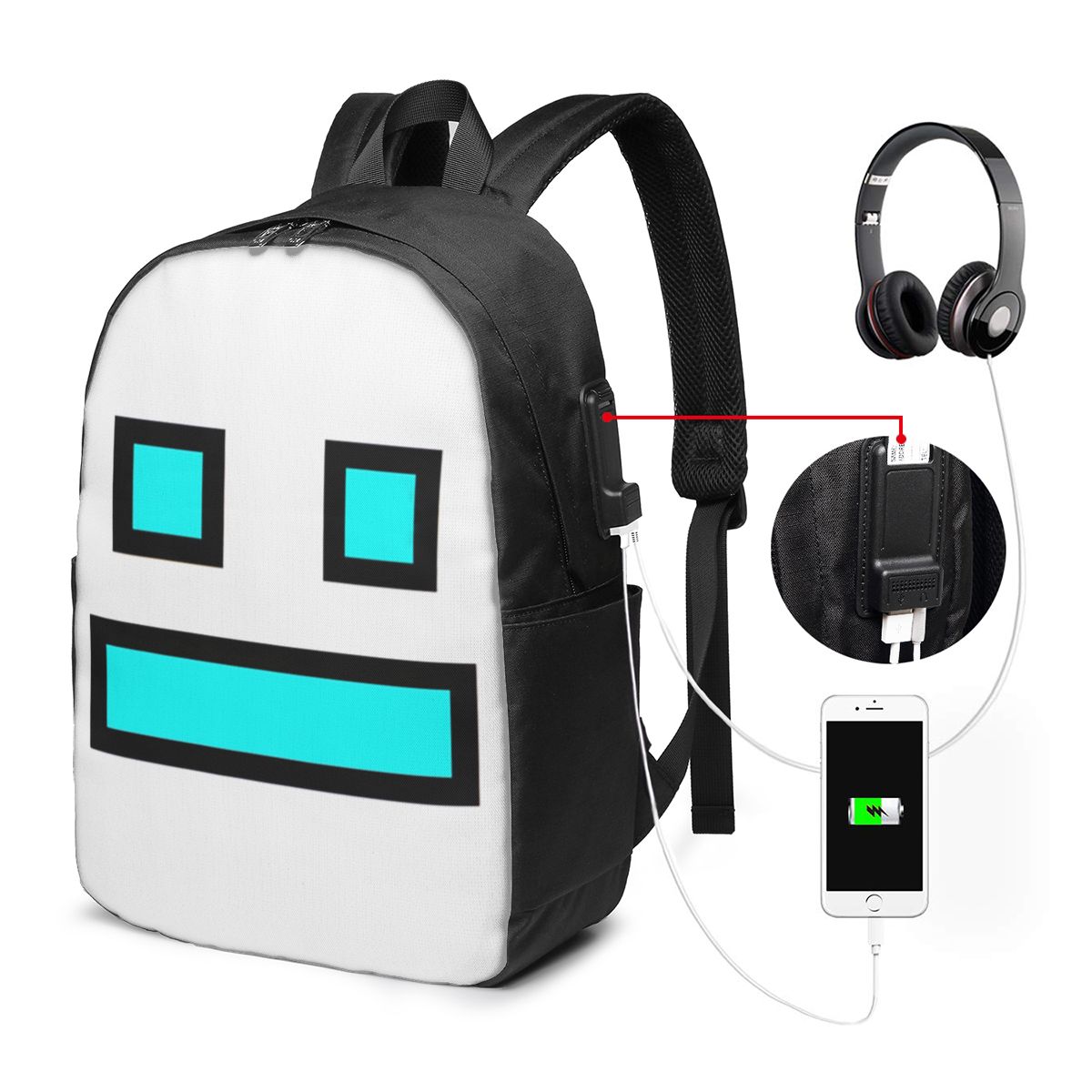 Tas Ransel Video Game Geometry - Laptop Bag ulasan dan harga