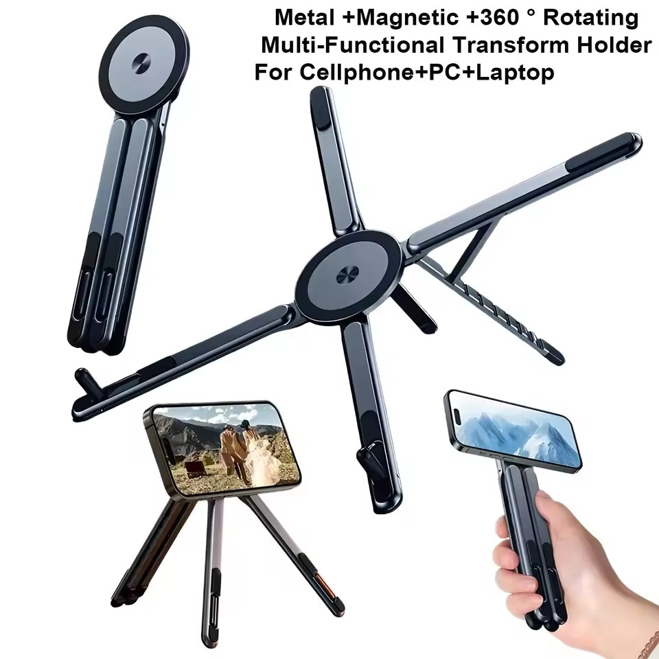3 in 1 Penyangga Ponsel Magnet - Laptop Stand ulasan dan harga