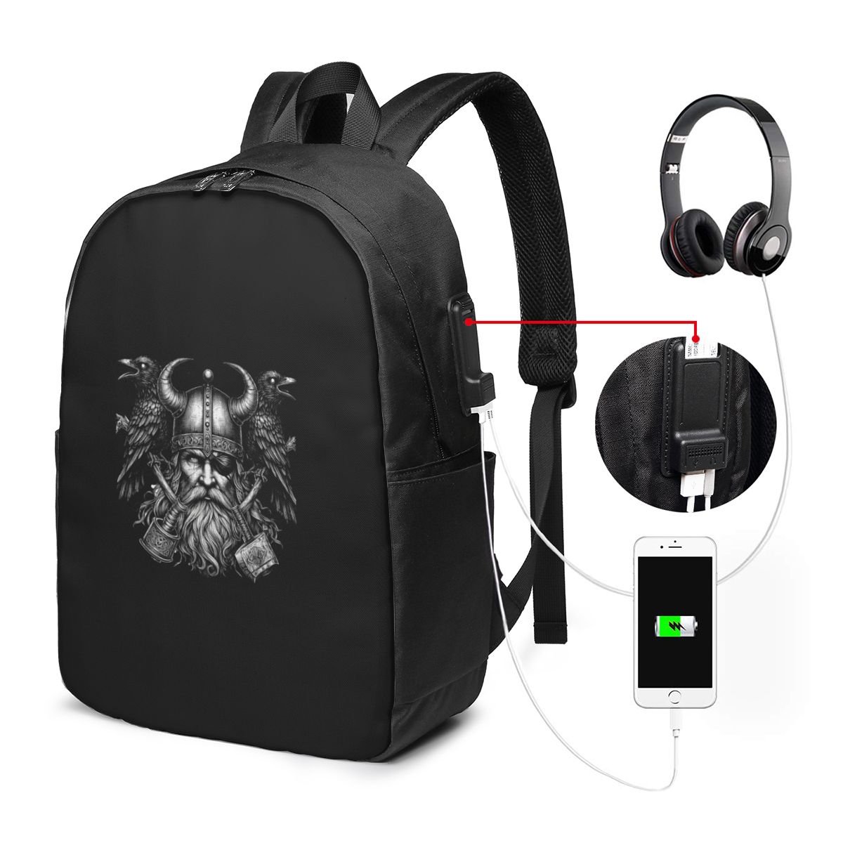 Odin Viking Legenda Viking Mit - Laptop Bag ulasan dan harga